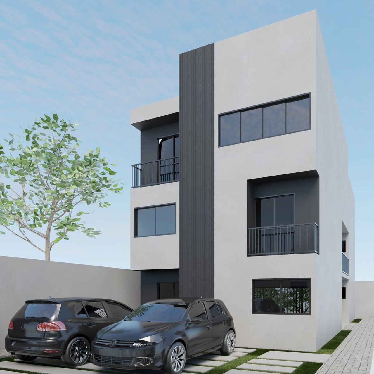 Vista 6 do projeto Edifício Residencial Moacir